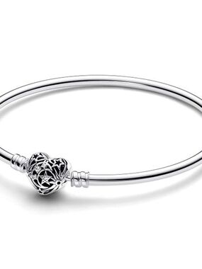 Pandora ~ Celestial Heart Clasp Bangle